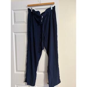 Blue drawstring paperbag pants size 2X - NWT!